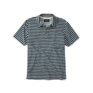 Howlin Loose End Striped Terry Polo in Navy SIZE MEDIUM